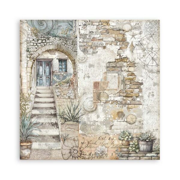 Stamperia - Silent Sea - 8x8″ Paper Pad, Single Sided - Image 9