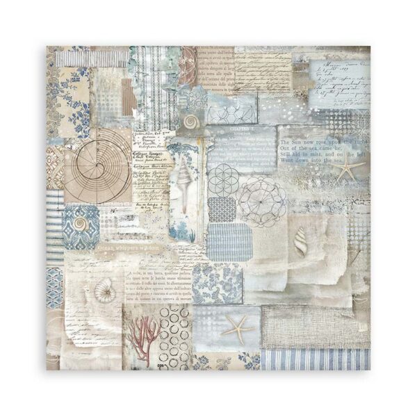 Stamperia - Silent Sea - 8x8″ Paper Pad, Single Sided - Image 6