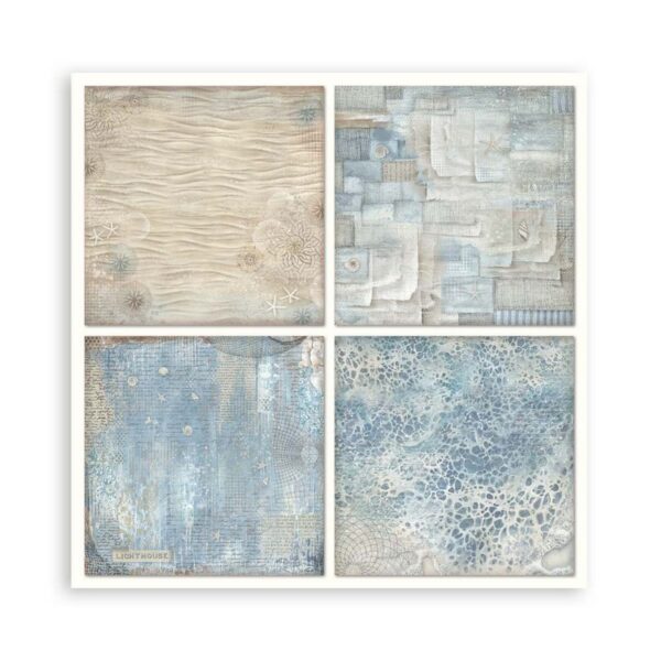 Stamperia - Silent Sea - 8x8″ Paper Pad, Single Sided - Image 4