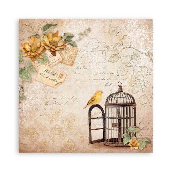 Stamperia - Golden Harmony - 8×8″ Paper Pad, Single Sided - Image 3