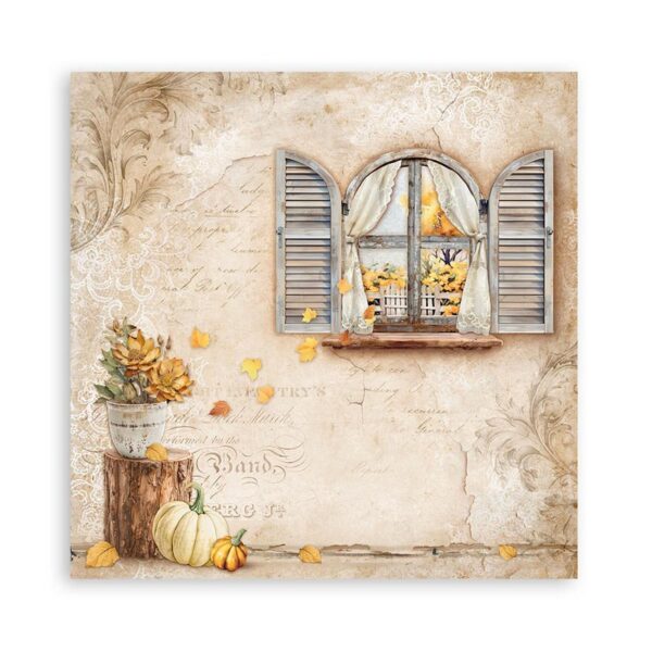 Stamperia - Golden Harmony - 8×8″ Paper Pad, Single Sided - Image 6