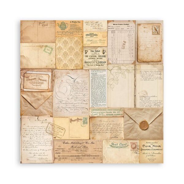 Stamperia - Golden Harmony - 8×8″ Paper Pad, Single Sided - Image 5