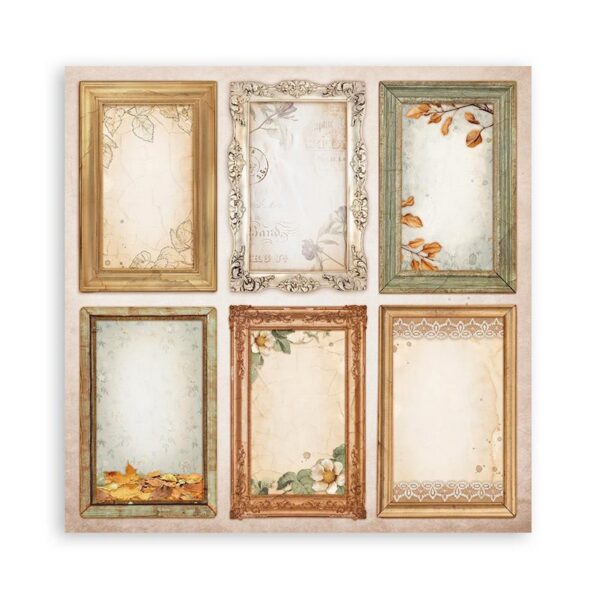 Stamperia - Golden Harmony - 8×8″ Paper Pad, Single Sided - Image 9