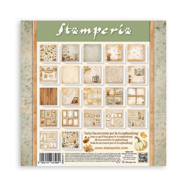 Stamperia - Golden Harmony - 12x12″ Paper Pad, Single Sided - Image 2