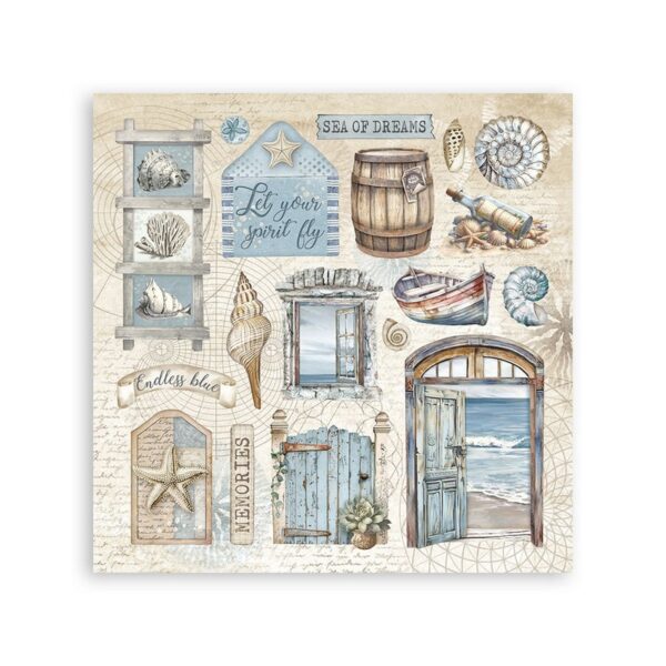 Stamperia - Silent Sea - Sticker Book - Image 3