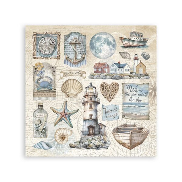 Stamperia - Silent Sea - Sticker Book - Image 4