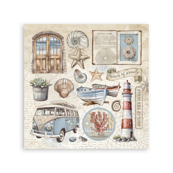 Stamperia - Silent Sea - Sticker Book - Image 5
