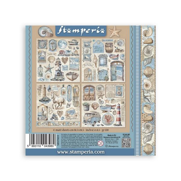 Stamperia - Silent Sea - Sticker Book - Image 2