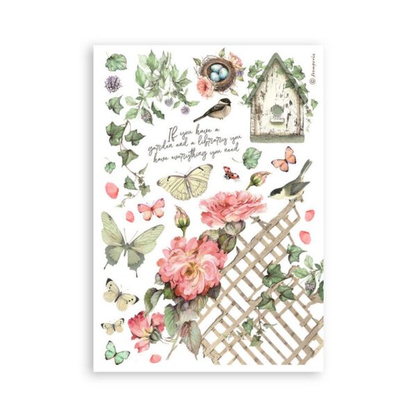 Stamperia - House Of Roses - Washi Pad - Image 2