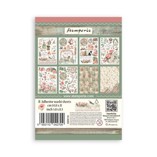 Stamperia - House Of Roses - Washi Pad - Image 5
