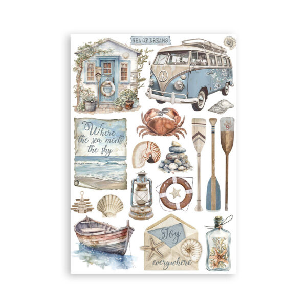 Stamperia - Silent Sea - Washi Pad - Image 3