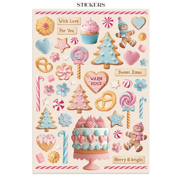 Stamperia - Candy Christmas - Junk Journal Accessories - Image 7