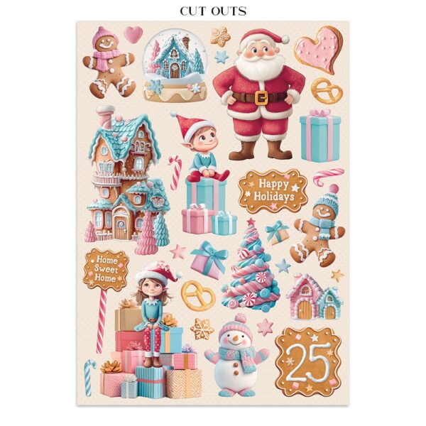 Stamperia - Candy Christmas - Junk Journal Accessories - Image 17