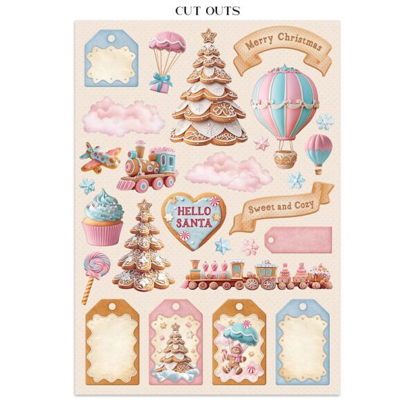 Stamperia - Candy Christmas - Junk Journal Accessories - Image 16