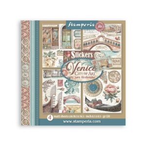 Stamperia - Venice City Of Art - Sticker Book