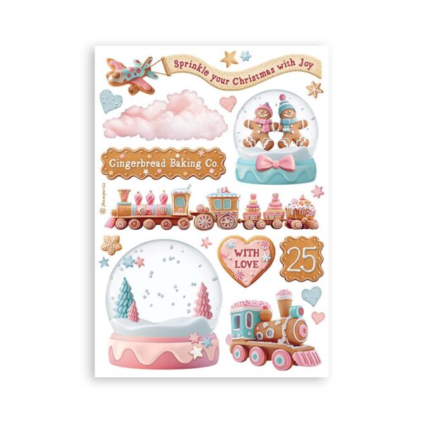 Stamperia - Candy Christmas - Washi Pad - Image 8