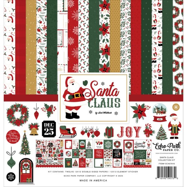 Echo Park - Santa Claus - Collection Kit 12"X12"