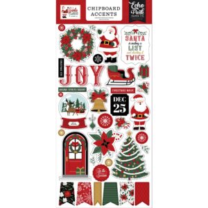 Echo Park - Santa Claus - Chipboard Accents