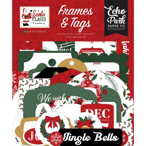 Echo Park - Santa Claus - Ephemera, Frames & Tags