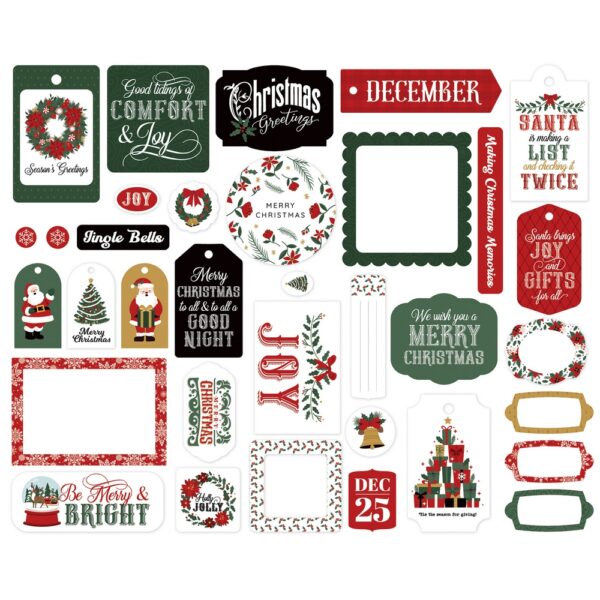 Echo Park - Santa Claus - Ephemera, Frames & Tags - Image 2
