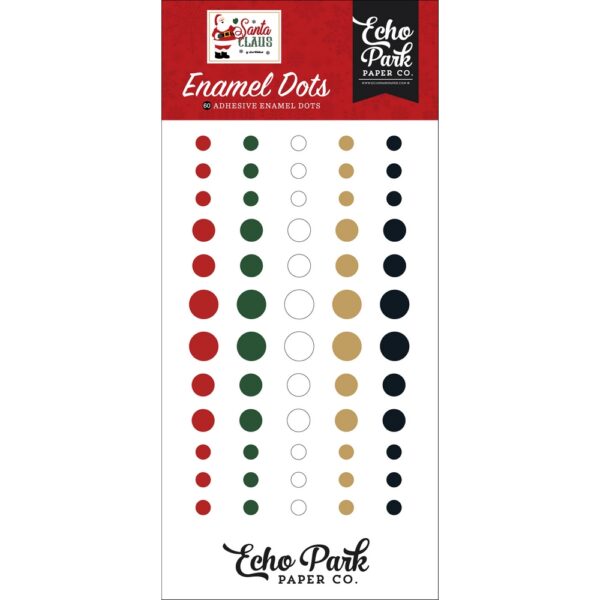 Echo Park - Santa Claus - Enamel Dots