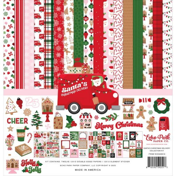 Echo Park - Santa's Christmas Delivery - Collection Kit 12"X12"