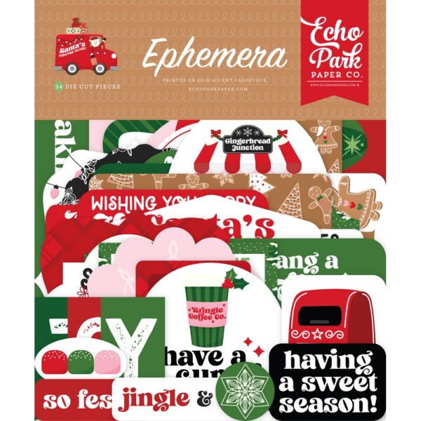 Echo Park - Santa's Christmas Delivery - Ephemera, Icons