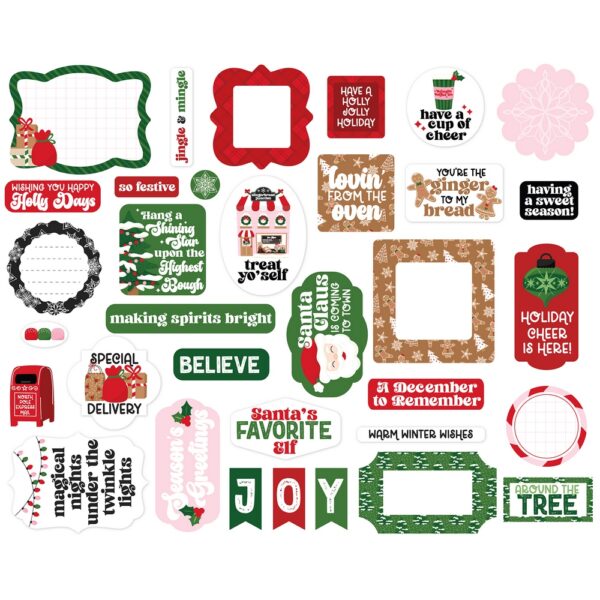 Echo Park - Santa's Christmas Delivery - Ephemera, Icons - Image 2