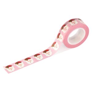 Echo Park - Santa's Christmas Delivery - Washi Tape, Pink Jolly Santa
