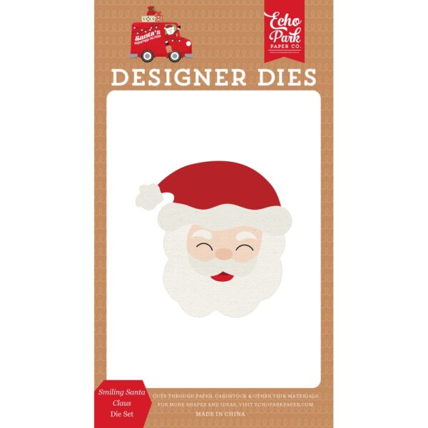 Echo Park - Santa's Christmas Delivery - Small Die Set, Smiling Santa Claus