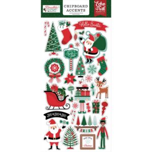 Echo Park - Christmas Express - Chipboard Accents