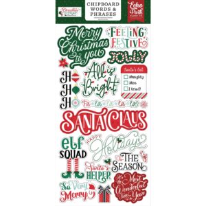 Echo Park - Christmas Express - Chipboard Phrases