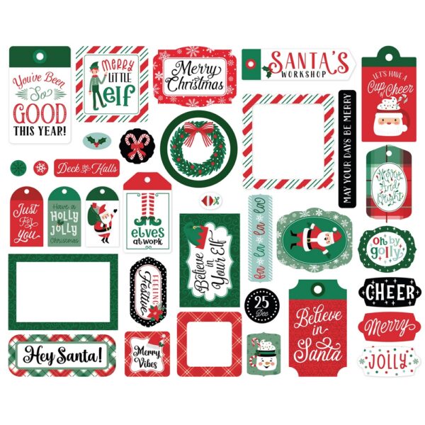 Echo Park - Christmas Express - Ephemera, Frames & Tags - Image 3