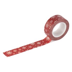 Echo Park - Christmas Express - Washi Tape, Very Merry Red Snowflakes