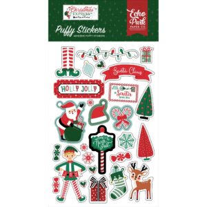 Echo Park - Christmas Express - Puffy Stickers