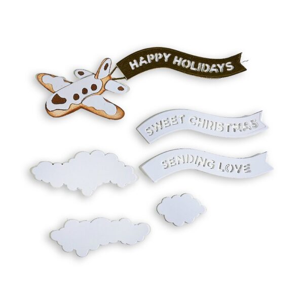 Stamperia - Candy Christmas - Spellbinders Cutting Dies, Plane & Banners - Image 2