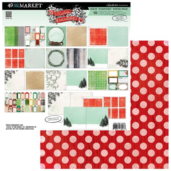 49 & Market - Vicki Boutin Mistletoe & Memories - 12×12 Starters Collection Pack - Image 2