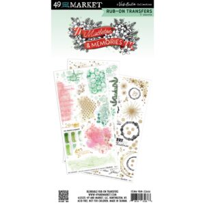 49 & Market - Vicki Boutin Mistletoe & Memories - Rub-on Transfers, Blendable