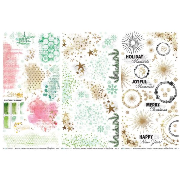 49 & Market - Vicki Boutin Mistletoe & Memories - Rub-on Transfers, Blendable - Image 2