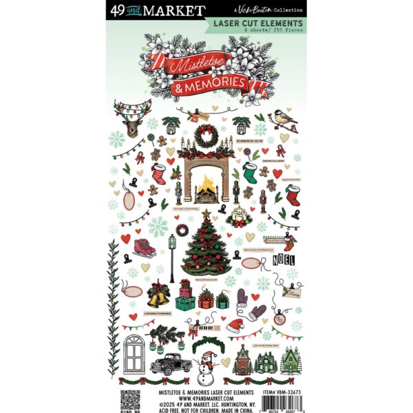 49 & Market - Vicki Boutin Mistletoe & Memories - Laser Cut Elements