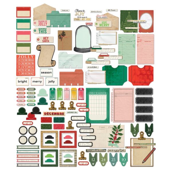 49 & Market - Vicki Boutin Mistletoe & Memories - Journaling Bits Set - Image 2