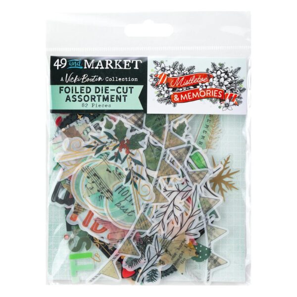 49 & Market - Vicki Boutin Mistletoe & Memories - Foiled Die-Cut Assortment