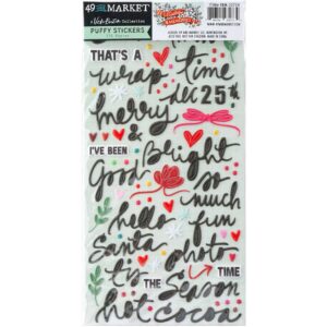 49 & Market - Vicki Boutin Mistletoe & Memories - Puffy Stickers