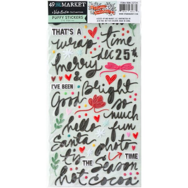 49 & Market - Vicki Boutin Mistletoe & Memories - Puffy Stickers