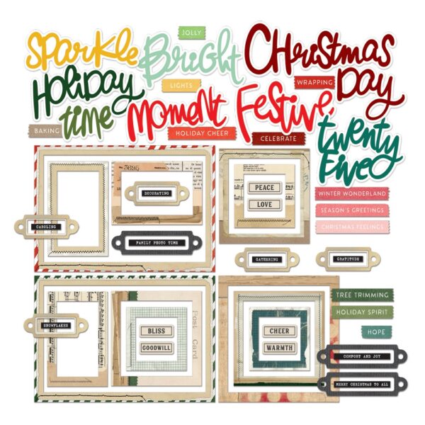 49 & Market - Vicki Boutin Mistletoe & Memories - Chipboard Basics - Image 2