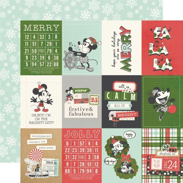 Simple Stories - Classic Mouse Christmas - Collection Kit 12"X12" - Image 2