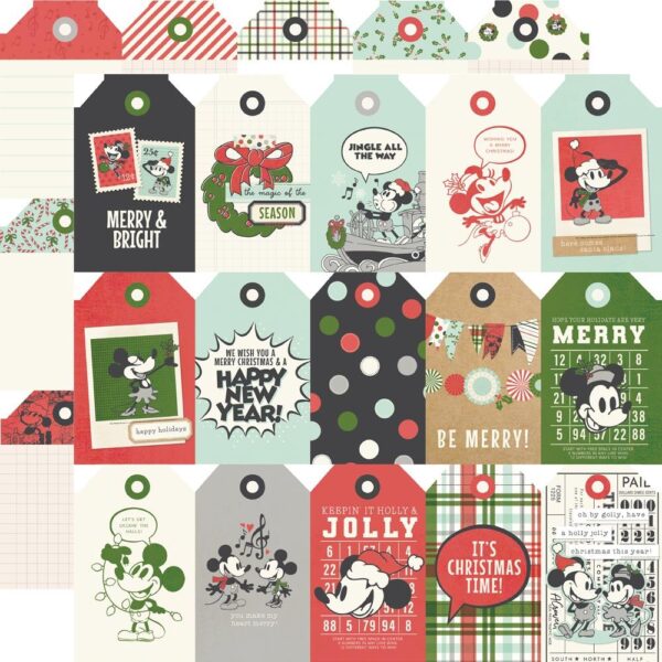 Simple Stories - Classic Mouse Christmas - Collection Kit 12"X12" - Image 3