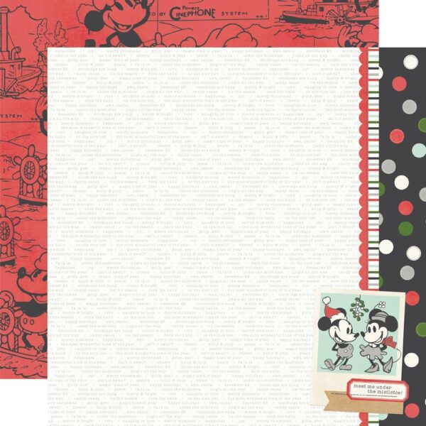 Simple Stories - Classic Mouse Christmas - Collection Kit 12"X12" - Image 5