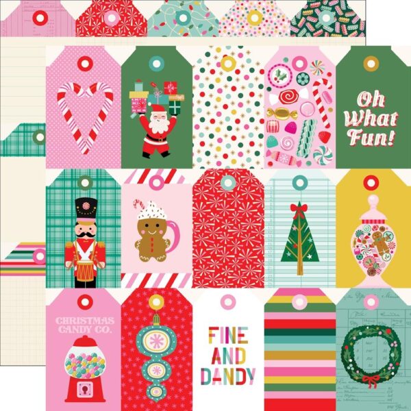 Simple Stories - Hard Candy Christmas - Collection Kit 12"X12" - Image 7