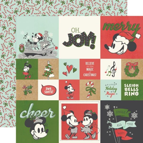 Simple Stories - Classic Mouse Christmas - Collection Kit 12"X12" - Image 7